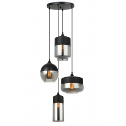 Molina Lampa wisząca  MDM-4364/4 BK+SG   ITALUX